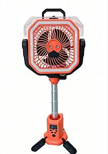 Orange standing Outdoor Camping Fan