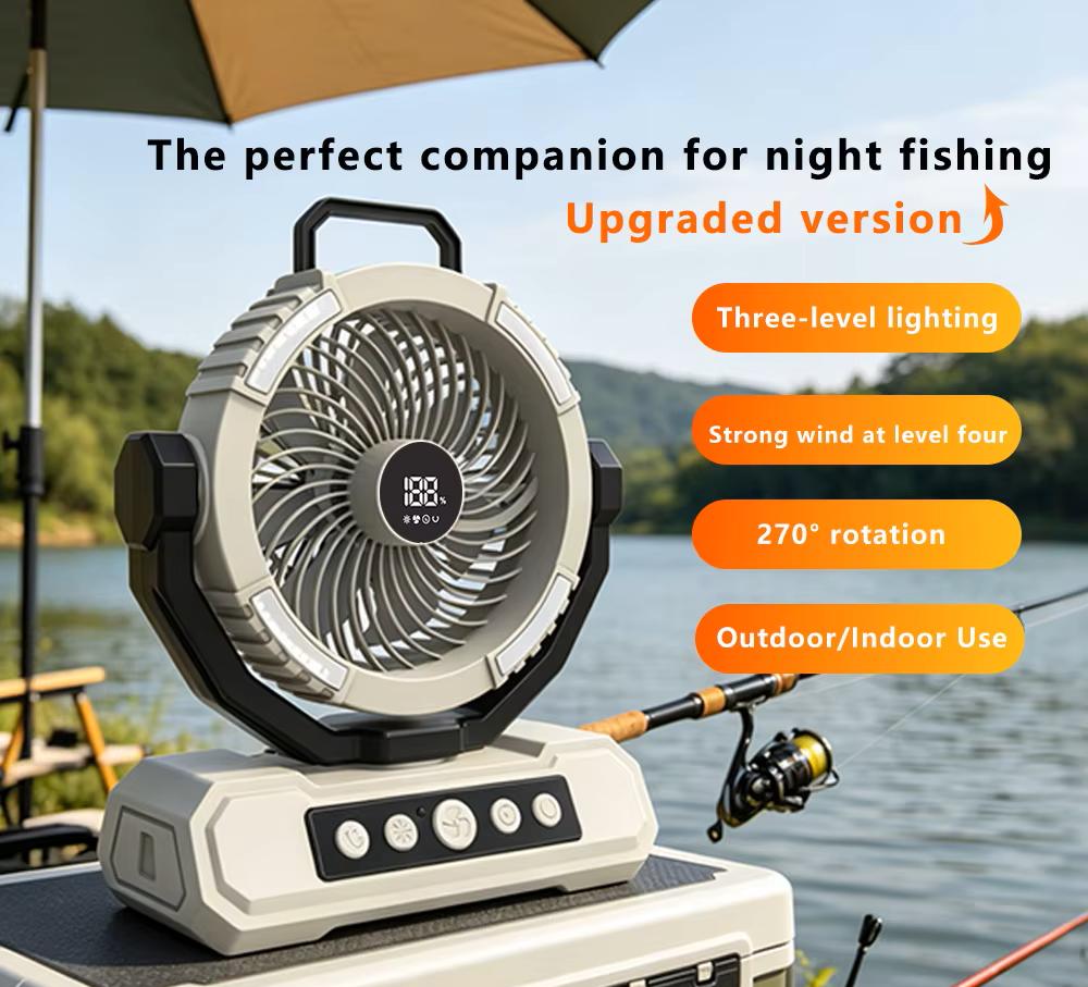 F38 Outdoor Camping Fan in Mixed Colors 20000 MHA