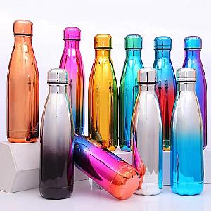 Rainbow colored bottle
