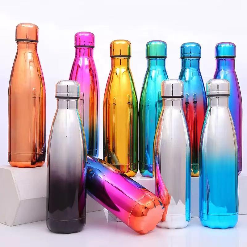 Rainbow colored bottle
