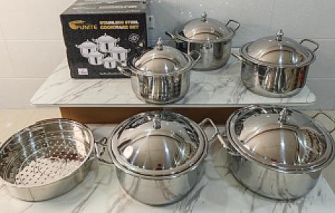 11PCS COOKWARE SET SS