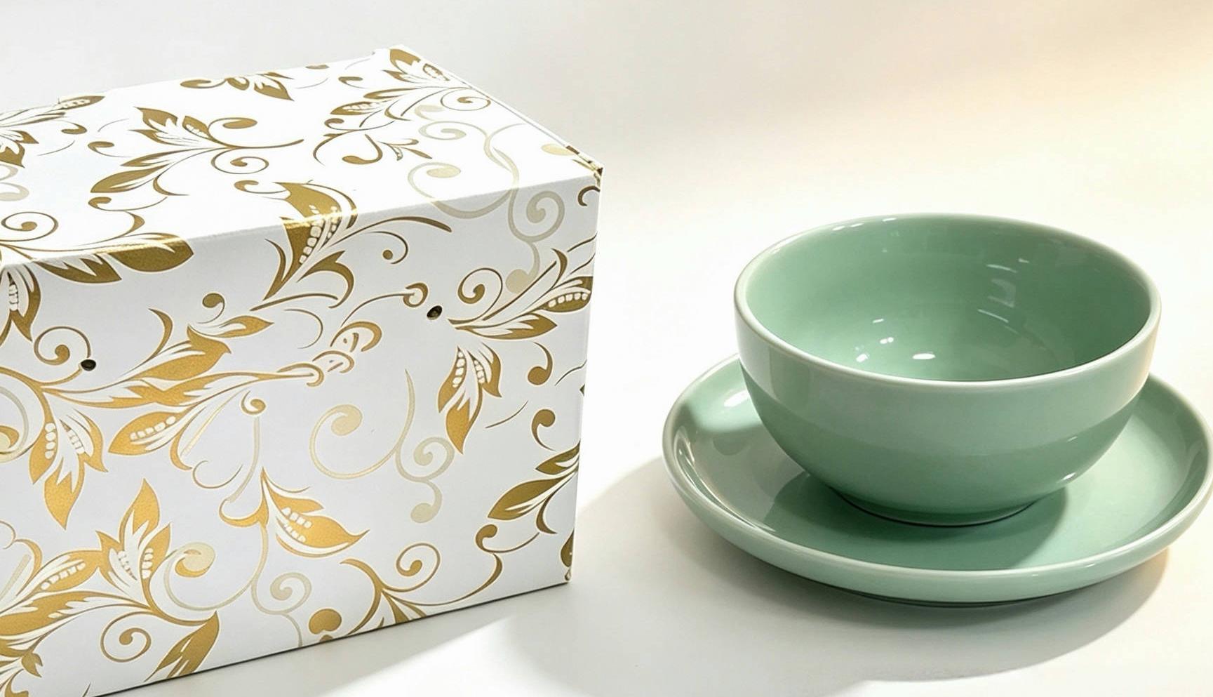 Ceramic bowl and plate set