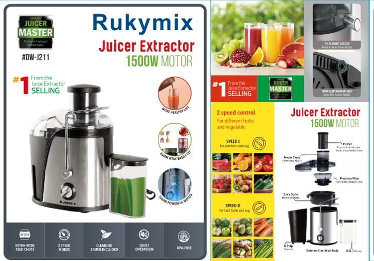 Rukymix juicer