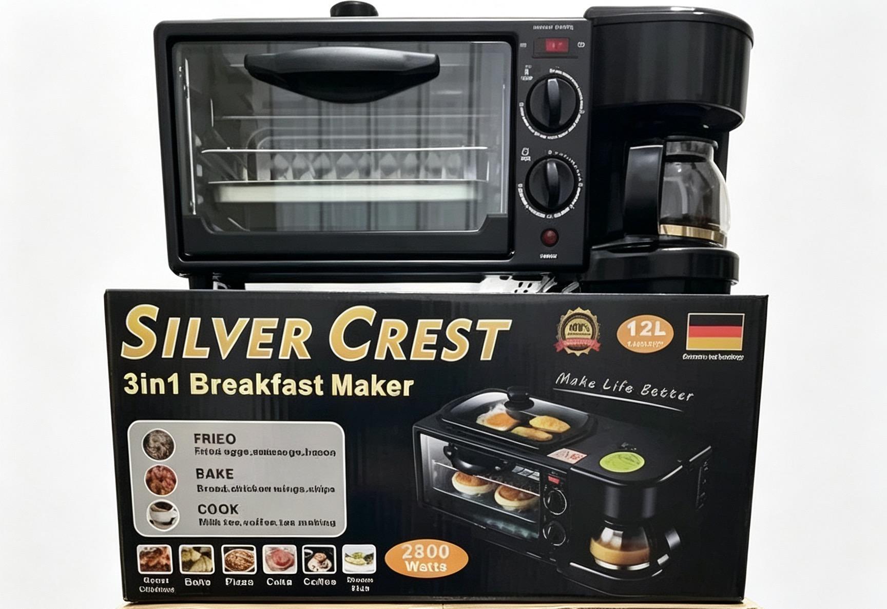 Silver crest 3 in 1 breakfast maker