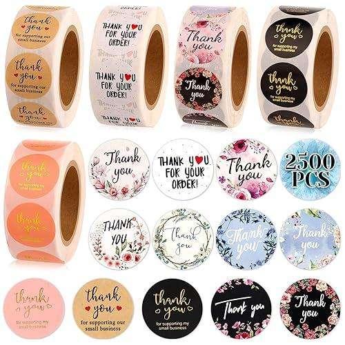 Thank you stickers