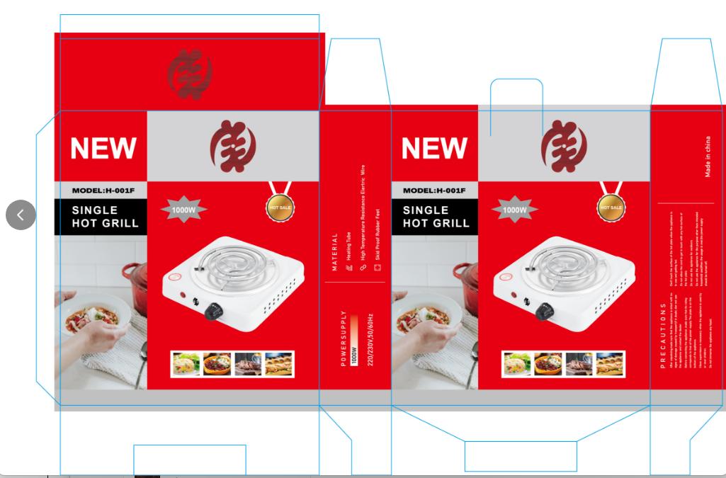 Single side small Electric stove